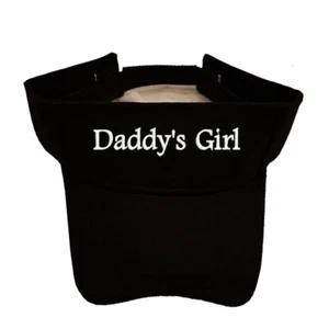 Papas Mädchen Schirmmütze Mütze Farbe wählbar Sport Visor auf Bestellung - Bild 1 von 1