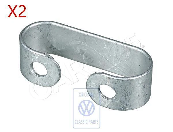 Genuine VW SEAT Caddy Citi Golf Clasico Jetta 2x Clamp Spring 161253111 - Image 1 of 2