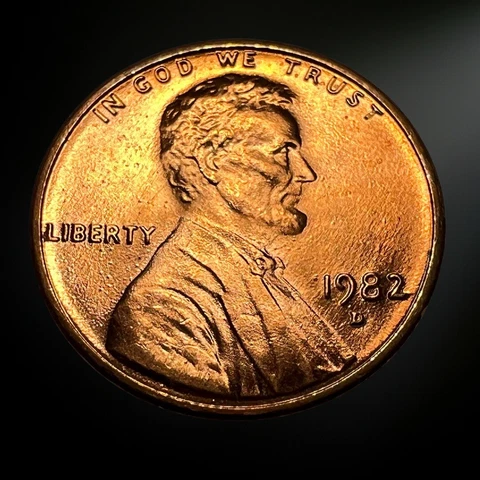 1982 D Lincoln Memorial Penny Brilliant Uncirculated (BU) Cover