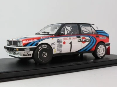 TopMarques Lancia Delta HF 16V #1 Biasion Rally Monte Carlo 1990 1/12 TMR1218A - Immagine 1 di 4