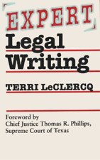 Terri LeClercq Expert Legal Writing (Paperback) (UK IMPORT)