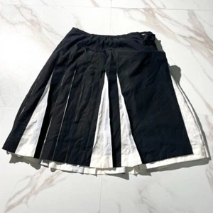 Tagged Jean Paul Gaultier Mini Skirt Wrap Frill Bicolor Free Shipping - Picture 1 of 9