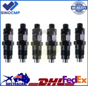6 x 1HZ Fuel Injectors for Toyota Landcruiser 093500-7330 23600-19105 Engine - Picture 1 of 4