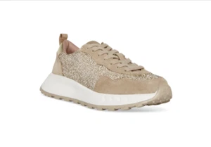 Aqua College Women's Luster Lace-Up Low-Top Sneakers, Multi Sand Size 6.5M - Picture 1 of 5