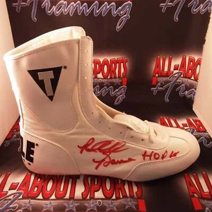 Riddick "Big Daddy" Bowe Authentic Signed Boxing Shoes Autographed JSA - Picture 1 of 4