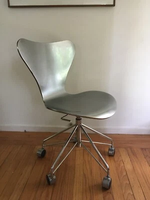 Arne Jacobsen 3117 Rare Designer Chair Jaime Hayon Fritz Hansen Chrome Denmark - Image 1 of 4