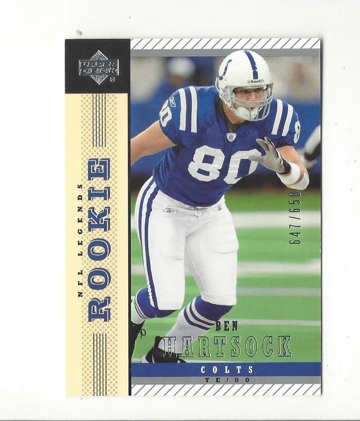 2004 Upper Deck Legends Football Rookie Card RC Singles xxx/650 - You Choose - Image 1 of 1