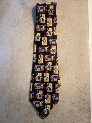 Corbata temática deportiva de baloncesto Disney Mickey Mouse B5 Foto 1 de 2