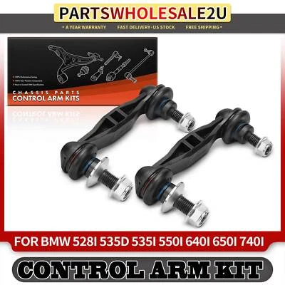 Kit de ligação de barra oscilante traseira 2 peças para BMW 528i 2011-2016 535d 2014-2016 535i 550i 640i - Imagem 1 de 4