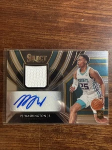 19-20 Select PJ Washington Jr. RPA PATCH AUTO /199 Hornets - Picture 1 of 3