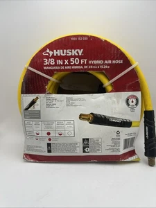 Manguera de aire híbrida amarilla Husky 3/8 pulgadas X 50 pies modelo 1003 182 030 - Imagen 1 de 6