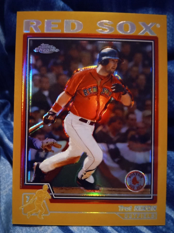 2004 Topps cromo - Trot Nixon #47 refractor de oro Foto 1 de 1