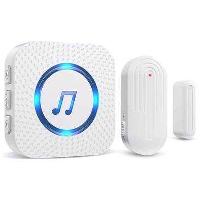 SANJIE Wireless Door Open Alarm Sensor Chime 800FT Operating Range 55 RRP £20