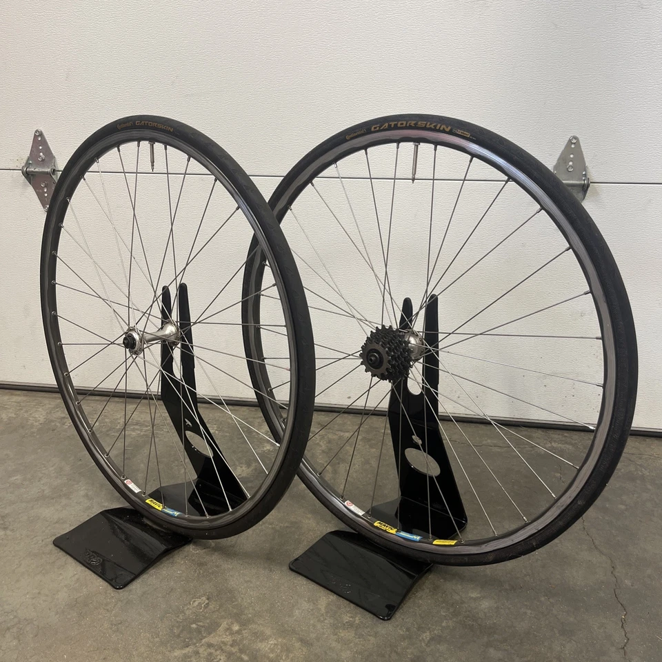 Комплект колес Shimano Dura Ace 7400 Mavic Open 4 компакт-диска клинчер 8s - Изображение 1 из 4