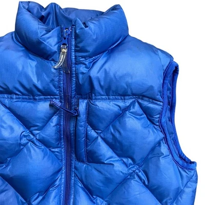 Colete acolchoado Southpole acolchoado com zíper completo azul diamante feminino G - Imagem 1 de 4