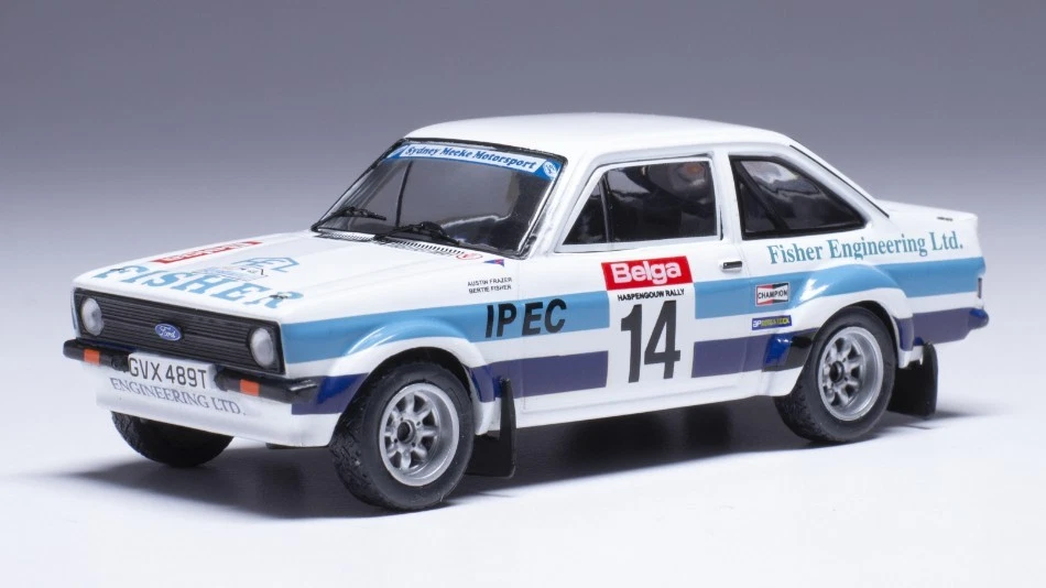 Ford Escort Mk Ii Rs 1800 #14 Haspengouw Rally 1980 Fisher / Frazer 1:43 Model - Immagine 1 di 1