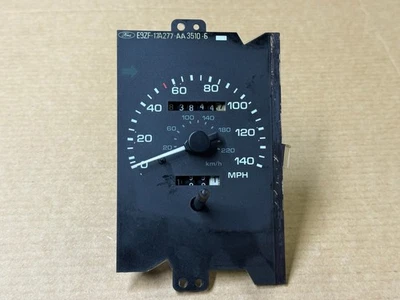 87-89 Ford Mustang 140 MPH Speedometer Instrument Cluster Gauge V8 Dash 5.0L OEM - Image 1 of 4