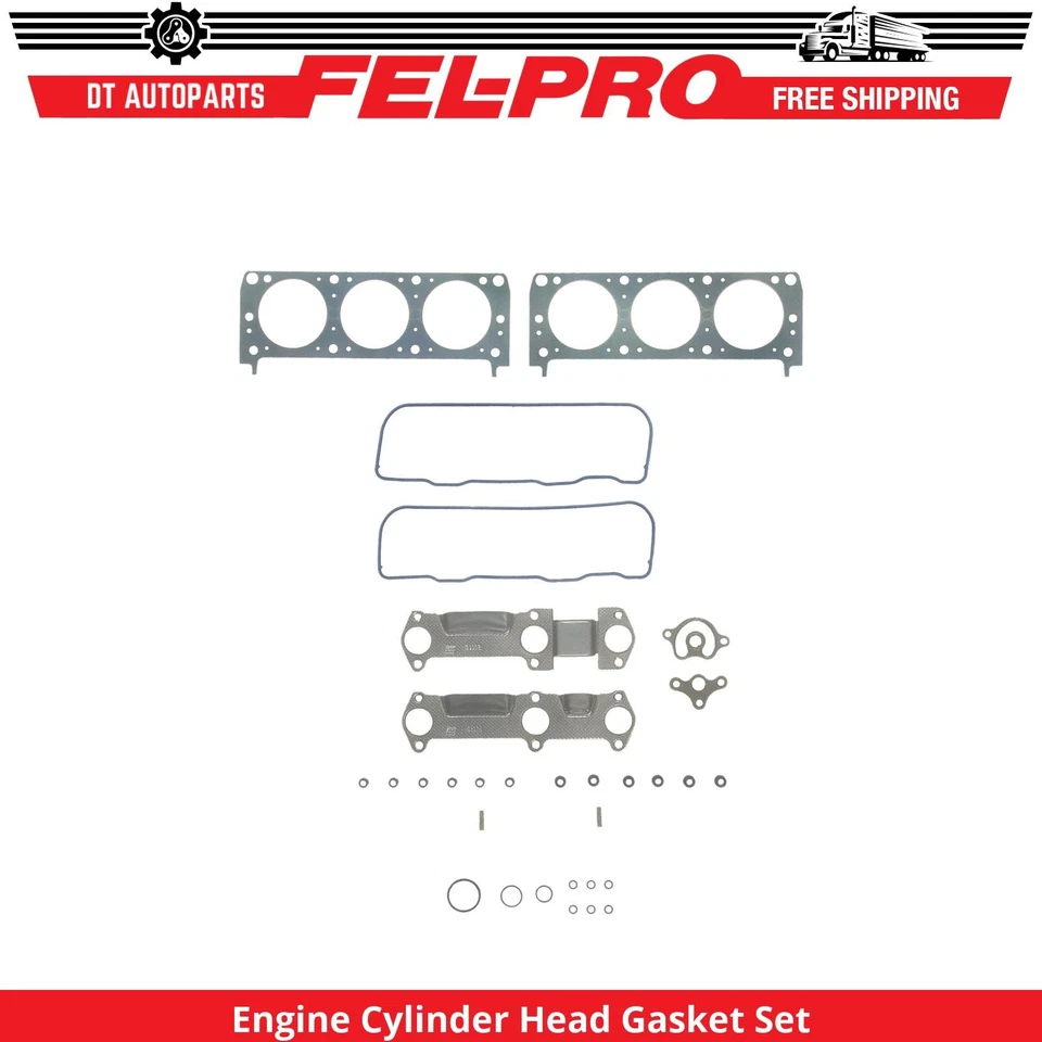 适用于 1991 - 1993 年别克 Regal 3.1L V6 发动机气缸盖垫圈套件 Fel-Pro 1992 — 第 1/1 张图片