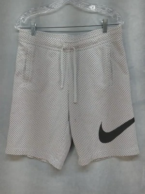 耐克 Sportswear 男式 Big Swoosh 标志圆点抓绒运动裤短裤小号  — 第 1/4 张图片