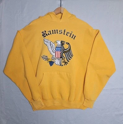 Sudadera con Capucha Ramstein Alemania Para Hombre Grande Doble Águilas Base Aérea de Estados Unidos Sudadera con Capucha Foto 1 de 4