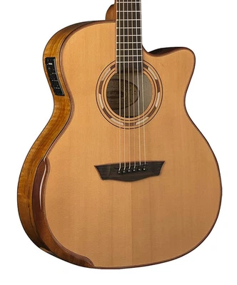 Washburn WCG66SCE-O Comfort Deluxe 66 Series Cutaway A/E Guitar - Open Box - Image 1 of 4