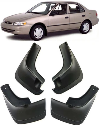 Genuine New Set Splash Guards Mud Flaps For 1998-2002 Toyota Corolla Sedan E110 - Image 1 of 4