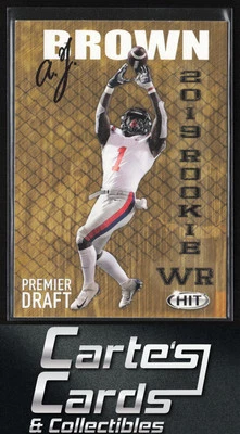 A.J. Brown 2019 SAGE HIT #34 Ole Miss Rebels Rookie - Image 1 of 2