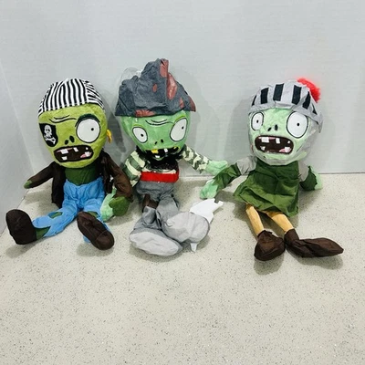 Plants vs Zombies, Lote de 3, Pirate Zombies 11" Peluche Juguete Ventosa Foto 1 de 4