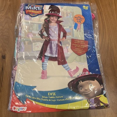 Mike el Caballero EVIE Conjunto de Disfraz Juvenil Talla Grande 4-6X NUEVO en embalaje minorista ✨ Foto 1 de 4