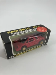 Sakura 1/43 Lamborghini Countach LP400 Red /Diecast/ Made In Japan NO. 4R C - Picture 1 of 7