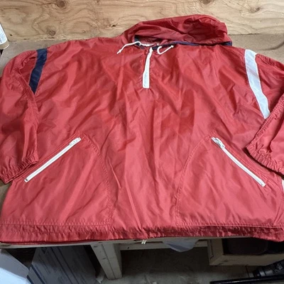 De Colección Raro Christian Dior Cortavientos Años 80/90 Cremallera Completa Rojo Blanco y Azul Talla XL  Foto 1 de 4