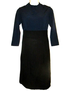 Mennonite Cape Dress Black Apron 40"Bust/38"Waist Modest Christian Handmade - Picture 1 of 6