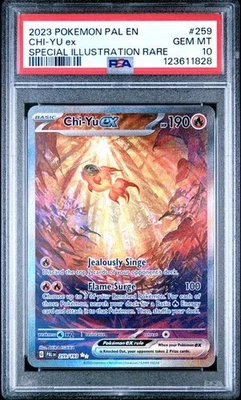 PSA 10 CHI-YU EX # 259/193 POKEMON PALDEA EVOLVED SPECIAL ILLUSTRATION RARE GEM  - Image 1 of 2