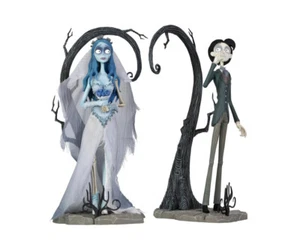 OFFICIAL TIM BURTON CORPSE BRIDE EMILY VICTOR FIGURE FIGURINE NEW BOX - Picture 1 of 13