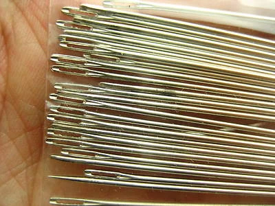 25pc large 6.5cm assorted needles Hand Stitches heavy duty Hand sewing Needles  - Image 1 of 4