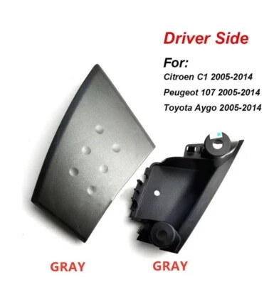 Per C1 Peugeot 107 Aygo Rivestimento Interno Maniglia Portiera Lato Guidatore - Image 1 of 4