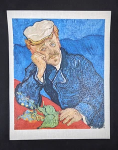 Van Gogh Portait Of Dr. Gachet Lithograph 14 x 11 Vibrant Color - Picture 1 of 4