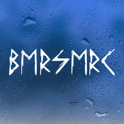 Calcomanía de vinilo Berserk in Viking Futhark V3 | Pegatina troquelada Berserker de runas nórdicas Foto 1 de 4