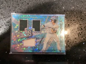 2018 Panini Spectra Triple Threat Materials Neon Blue /99 #TTM-DF Dustin Fowler - Picture 1 of 5