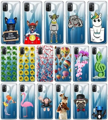 Custodia Cover per ZTE Blade A52 in TPU morbida e trasparente fantasia T6 - Immagine 1 di 2