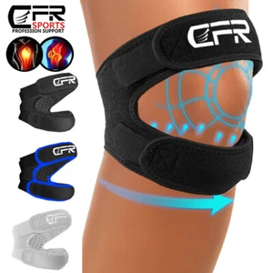 Knee Support Patella Brace Sports Joint Pain Relief Arthritis Tendon Stabilizer - Picture 1 of 22