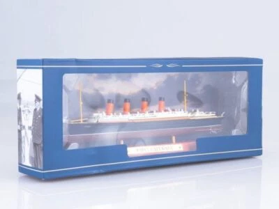 1:1250 Atlas RMS Lusitania Cruise ship Diecast Boat Model Toys Collect New - Image 1 of 4