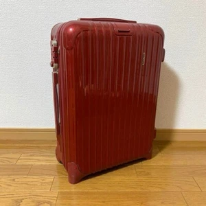 Rimowa Salsa Deluxe 35L Carry Case Suitcase Travel bag 2-wheels Red - Picture 1 of 17