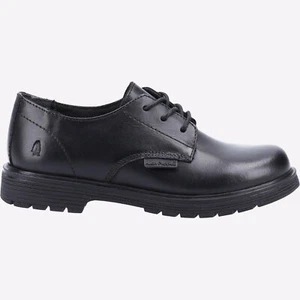 Hush Puppies Remi MEMORY FOAM Junior Boys School Shoes Black - Picture 1 of 4