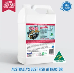 Tassie Salmon Fish Oil Best Fishing Attractant & Burley Mixer 10L - 400 Mixes - Picture 1 of 12