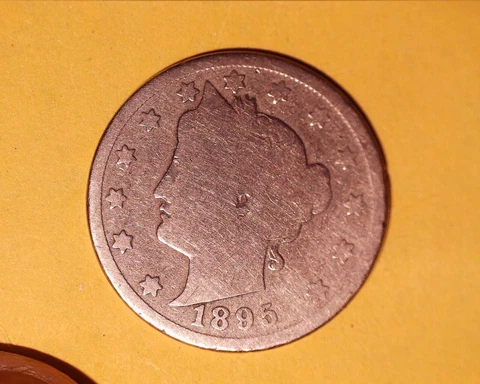 1895 LIBERTY V NICKEL  G~ 323-3 Cover