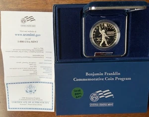 2006-P Benjamin Franklin Proof Silver Dollar “ Scientist ” $1 Coin Box/COA #BN1 - Picture 1 of 8