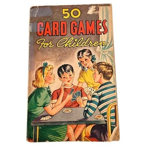 Vintage 1946 Book 50 Card Games for Children Vernon Quinn Whitman Ephemera - Picture 1 of 11