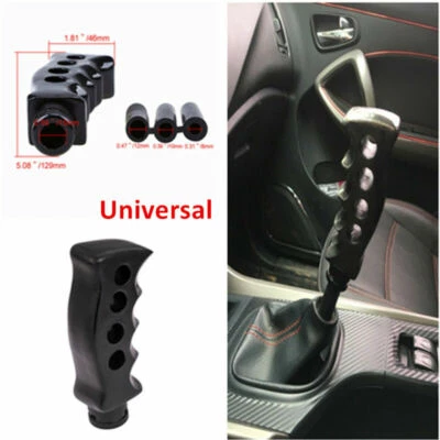 Black Auto Car Gear Shift Knob Shifter Gun Grip Knife Handle Manual Transmission - Image 1 of 4