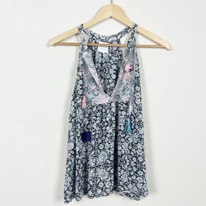 Misa Los Angeles Floral Sleevless Blouse Size XS - Picture 1 of 5